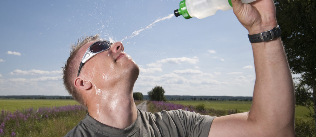 Tips van Evert om te sporten met warm weer!